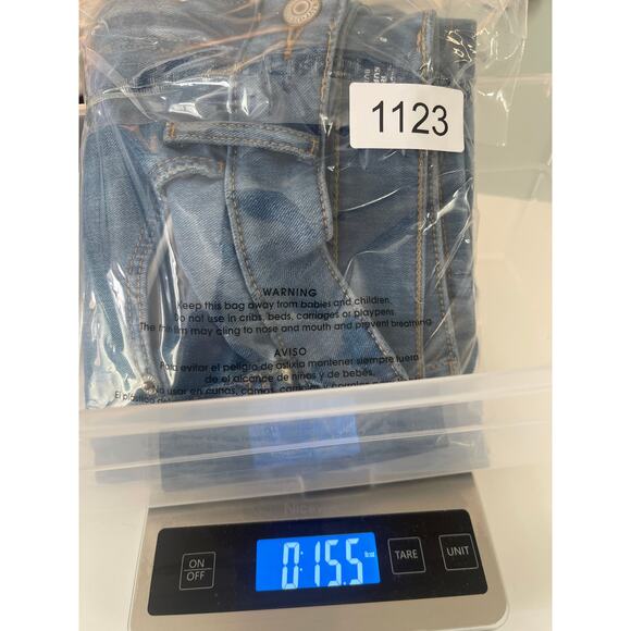 Old Navy Higher High Rise Rockstar Super Skinny Jeans Denim Size Womens 8 - Picture 8 of 8